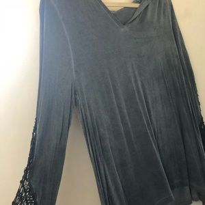 dress/ long shirt - blue&grey mix